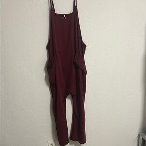 Elegant Maroon Jumpsuit